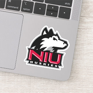 NIU Huskieses Wordmark Aufkleber