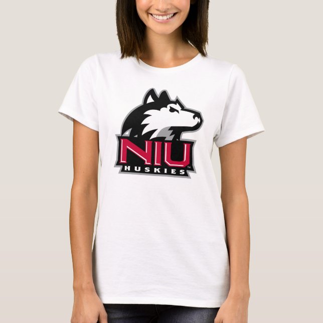 NIU Huskieses Wordmark T-Shirt (Vorderseite)