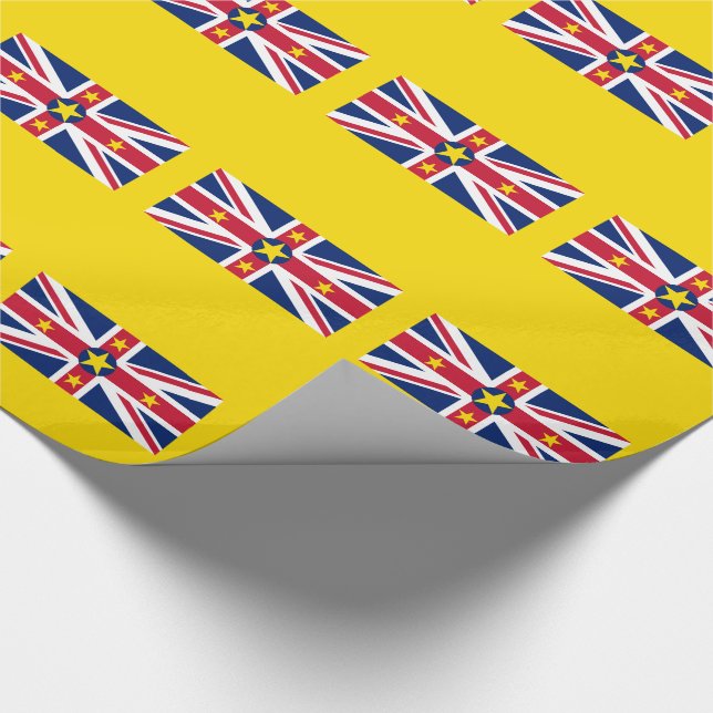Niue Flag Geschenkpapier (Ecke)