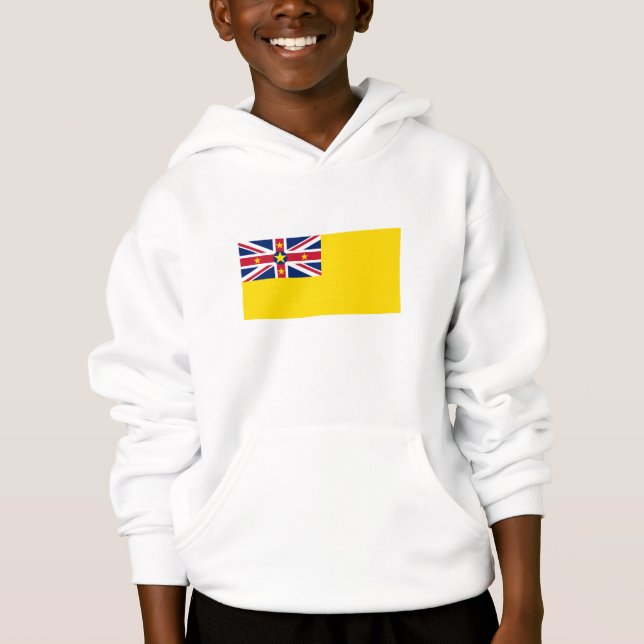 Niue Flag Hoodie (Vorderseite)