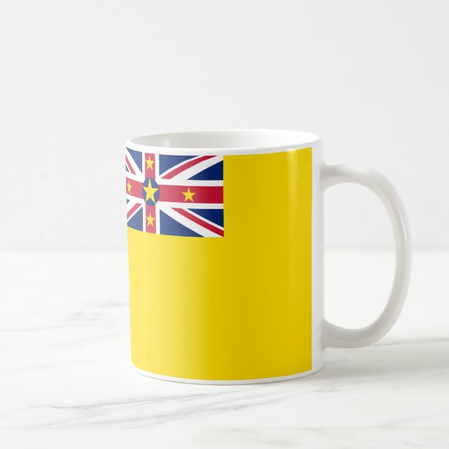 Niue Flag Keramik Kaffee Tasse (Rechts)