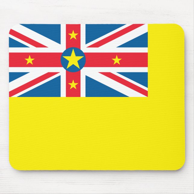 Niue Flag Mousepad (Vorne)
