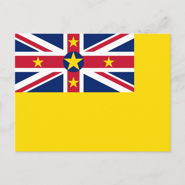 Niue Flag Postkarte (Vorderseite)