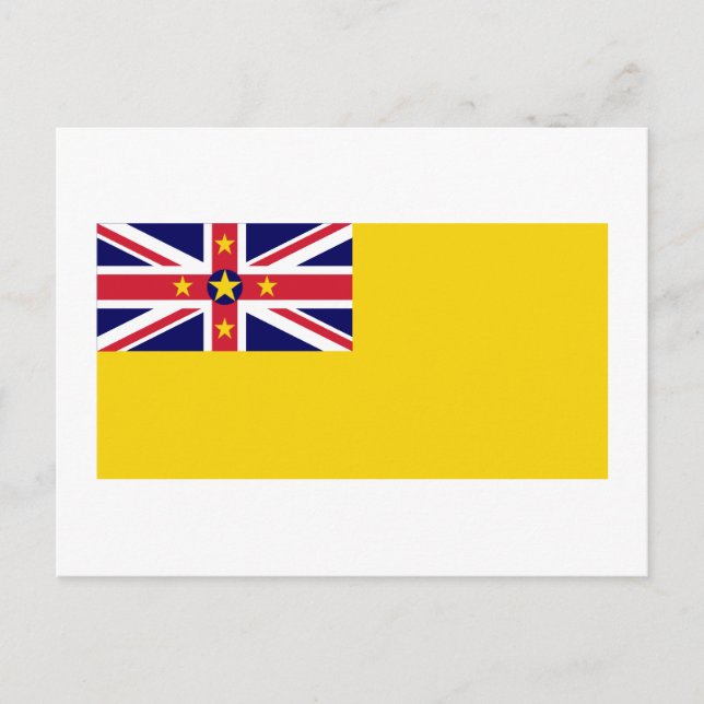 Niue Flag Postkarte (Vorderseite)