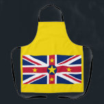 Niue Flag Schürze<br><div class="desc">Patriotische Flagge von Niue.</div>