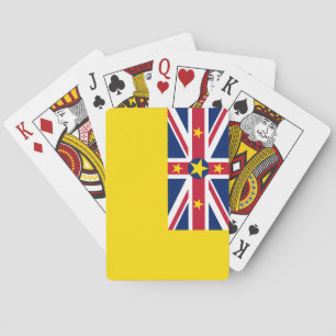 Niue Flag Spielkarten