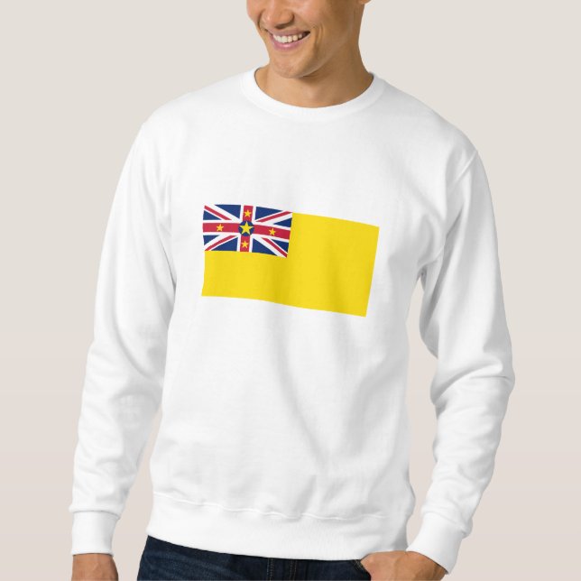 Niue Flag Sweatshirt (Vorderseite)