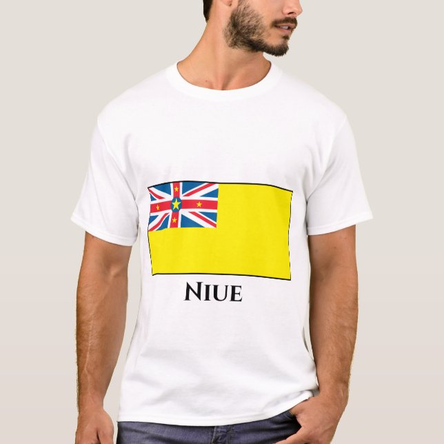 Niue Flag T-Shirt (Vorderseite)