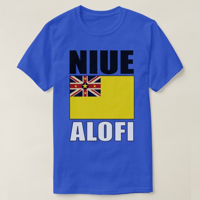 Niue-Flagge T-Shirt (Design vorne)