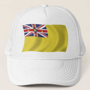 Niue-Flaggenmütze Truckerkappe