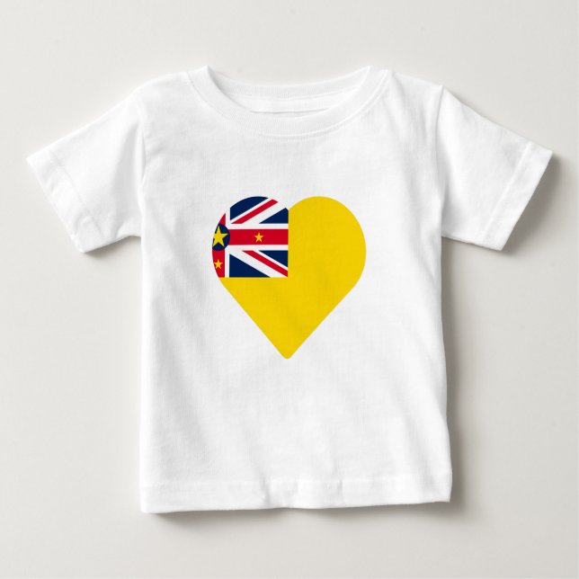 Niuean Heart Baby T-shirt (Vorderseite)