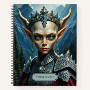 Nivalis Mountain Queen Dark Fantasy Gebundene Ausg Notizbuch
