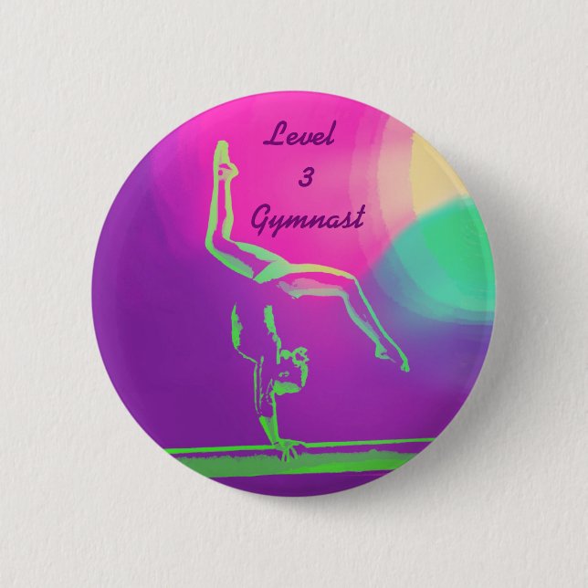 Niveau3 Gymnastknopf Button (Vorderseite)