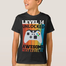 Niveau 14 T-shirt Anniversaire déverrouillé