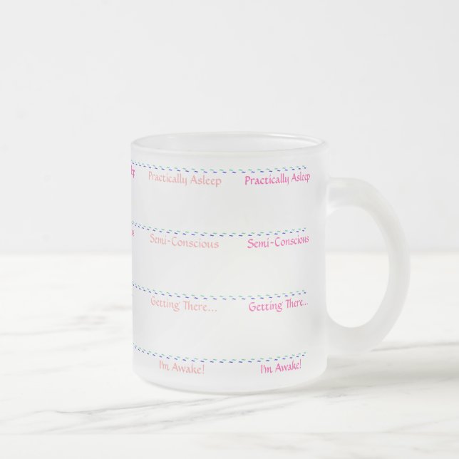 Niveau der Bewusstseins-mattierten Tasse (Rechts)
