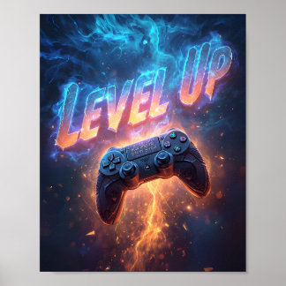 Niveau Supérieur — Affiche de Joueur Épique