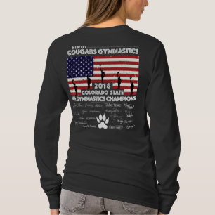 Niwot Gymnastik-Staat 2018 kaut LS Dame T-Shirt