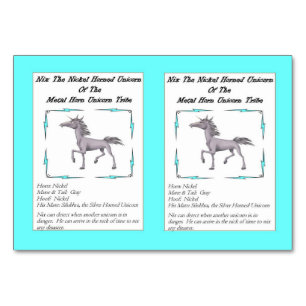 Nix La Carte De Commerce Unicorne À Cornes De Nick