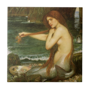 Nixe von John William Waterhouse Fliese
