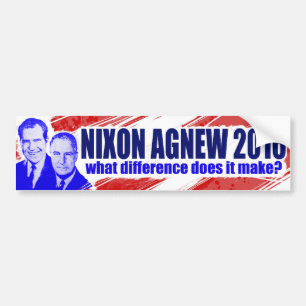 Nixon/Agnew 2016 Autoaufkleber