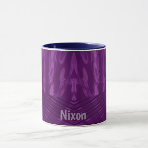 NIXON ~ GLOSSY 3D Glossy Purple Blue ~ Mug