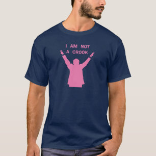 Nixon - Ich bin kein Crook - Rosa T-Shirt