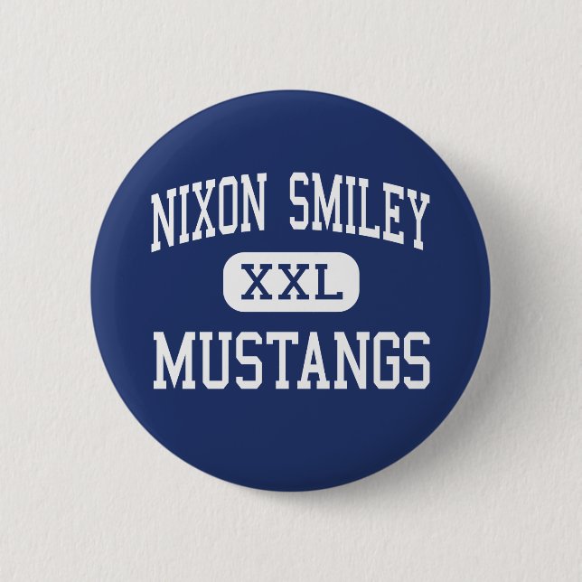 Nixon - Mustangs - hoch - Nixon Texas Button (Vorderseite)