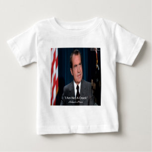 Nixon & Nicht ein Gauner Zitat Baby T-shirt