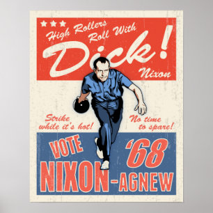 Nixon, Rolle mit Poster