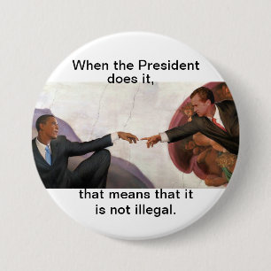 Nixon u. Obama: Soul-Kameraden Button