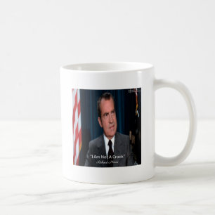 Nixon und kein Crook-Zitat Kaffeetasse