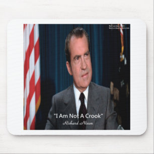 Nixon und kein Crook-Zitat Mousepad