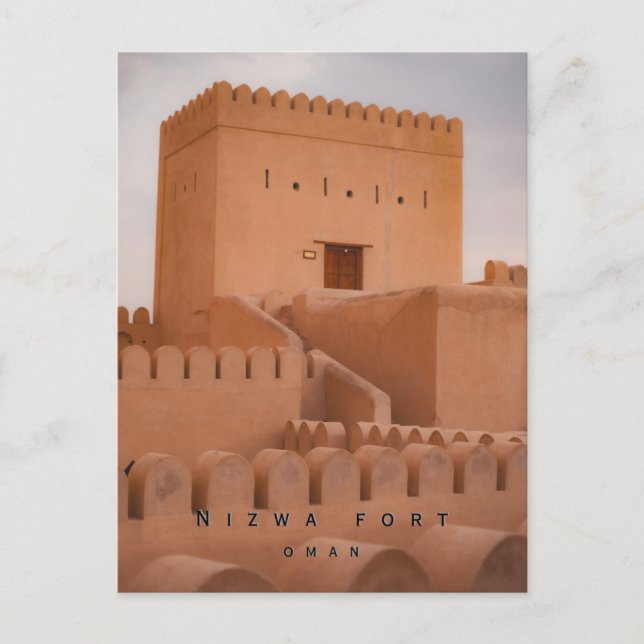 Nizwa Fort Postcard Postkarte (Vorderseite)