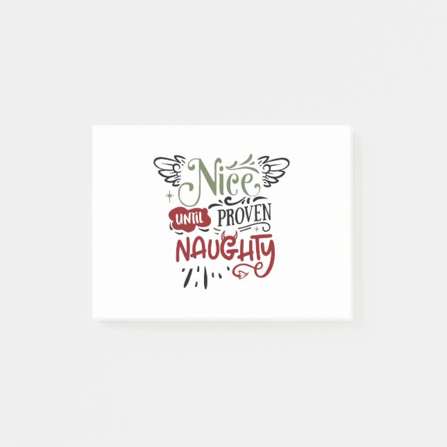 Nizza bis zum erwiesenen Übel Post-it Klebezettel (Vorderseite)