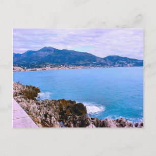 Nizza, Côte d'Azur, Bucht am Hafen, Mittelmeer Postkarte