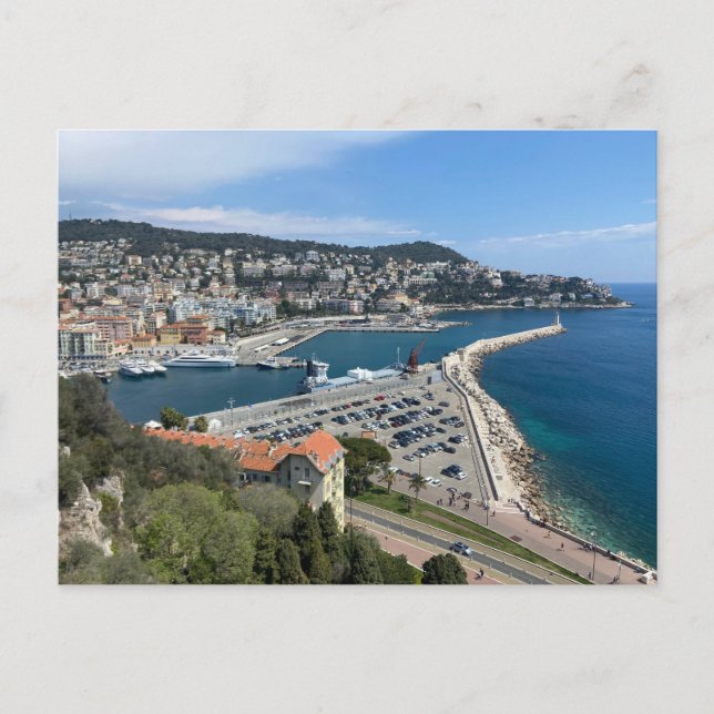 Nizza, Frankreich Postkarte (Vorderseite)