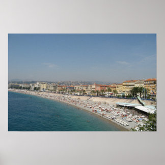 Nizza im Sommer Poster