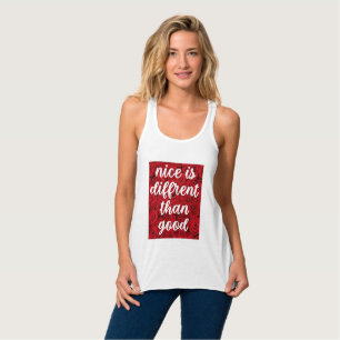Nizza ist anders als gut tank top