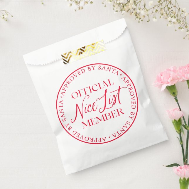 Nizza Liste Mitglied von Weihnachten Geschenktütchen (Versiegelt)