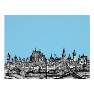 Nizza Stadt in Frankreich am Mittelmeer Poster