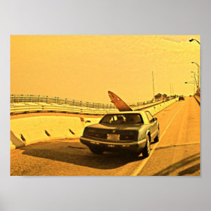 NJ, das Kook surft Poster