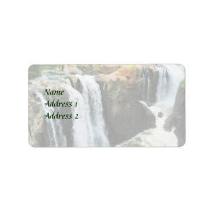 NJ - Waterfall Paterson NJ Wedding Supplies Adressaufkleber