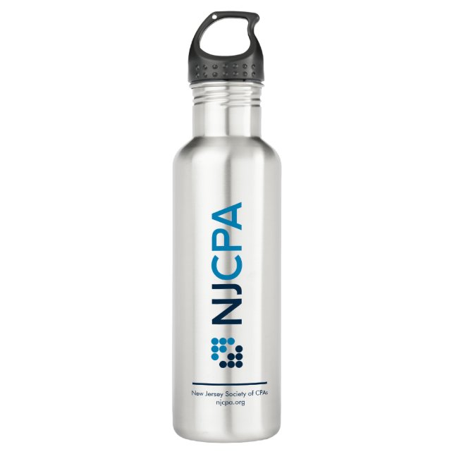 NJCPA Wasserflasche aus Edelstahl Edelstahlflasche (Vorderseite)