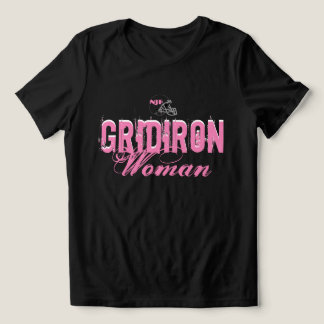 NJF GRIDIRON Edge Chalk Frau Tri-Blend Shirt