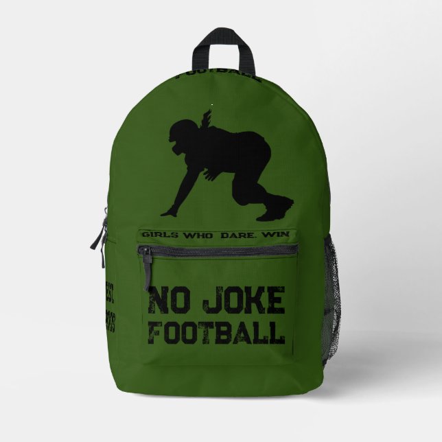 NJF RETRO LINEWOMEN BEDRUCKTER RUCKSACK (Vorderseite)