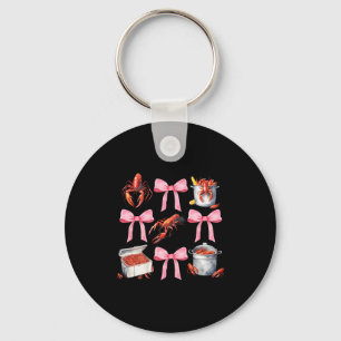 Nk Bogen Cute Coquette Krebs Kochen Y2k Mädchen Äs Schlüsselanhänger