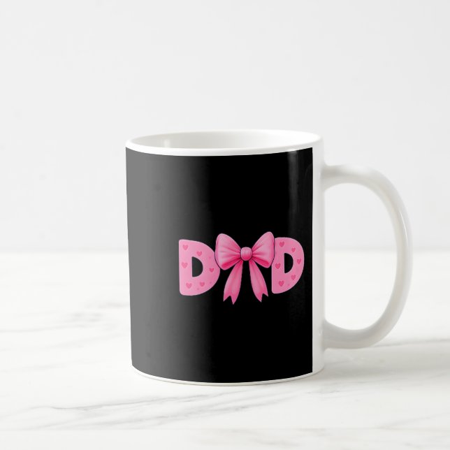 Nk Bow Dad Cket Proud Dad Daughter Matching Father Kaffeetasse (Rechts)
