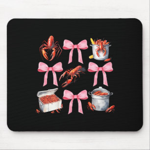 Nk Bow Süße Kokette Krebs-Koch Y2k Mädchen Ästheti Mousepad