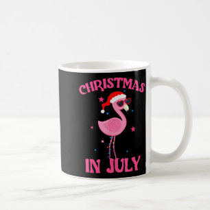 Nk Flamingo im Weihnachtsmannhut Christmas In July Kaffeetasse