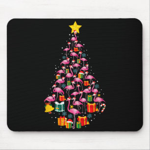 Nk Flamingo Santa Frohe Weihnachten Baumlichter Fr Mousepad